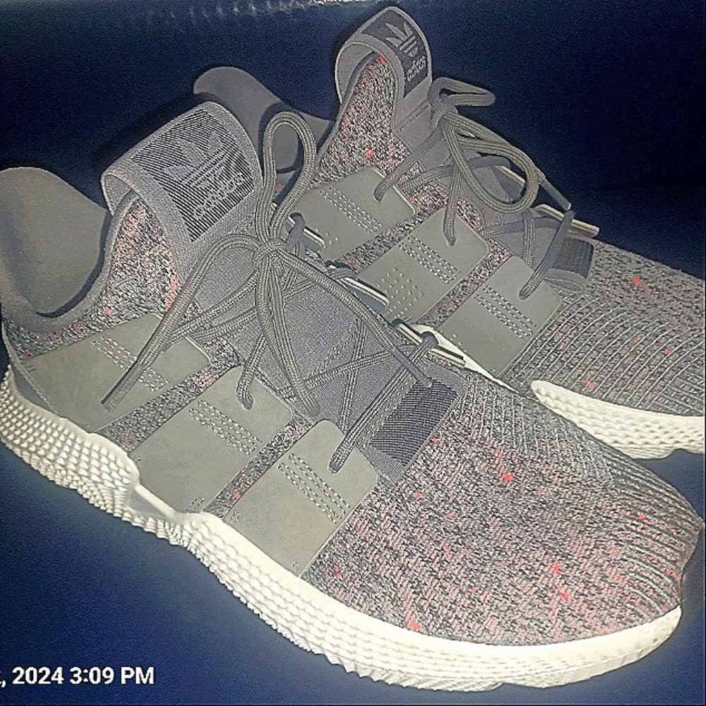Adidas Prophere Trace Shoes EVM 004001 Gray Men's Size 12